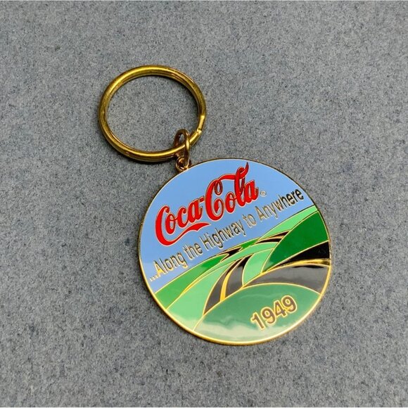 Gold Original Coca-Cola Flashlights & Keychains for sale | eBay Coca-Cola Round Keychain 1949 \